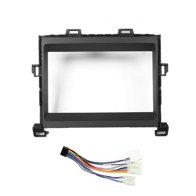 9" Car Radio Frame Bracket Stereo Mounting Frame with Wiring Harness Compatible with Toyota Alphard (20s) 2008 2009 2010 2011 2012 2013 2014