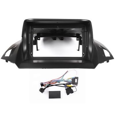 9" Car Radio Frame Bracket Stereo Mounting Frame with Wiring Harness Compatible with Ford Kuga Escape C-max 2013 2014 2015 2016 2017