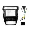 10" Car Radio Frame Bracket Stereo Mounting Frame with Wiring Harness Compatible with Citroen C-Quatre 2012 2013 2014 2015 2016 2017 view 1
