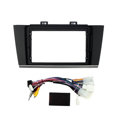 9" Car Radio Frame Bracket Stereo Mounting Frame with Wiring Harness Compatible with Subaru Legacy/Outback 2015 2016 2017 2018