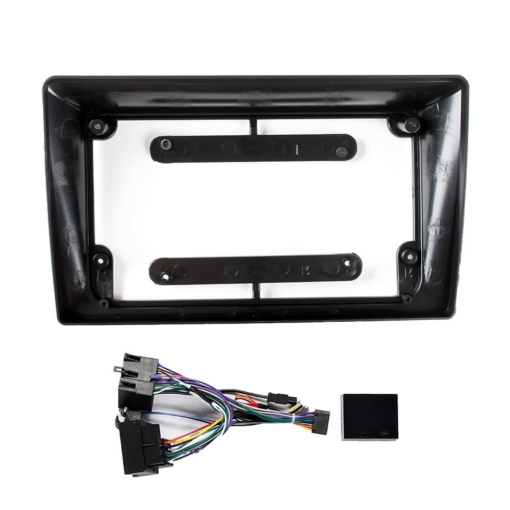 10.1" Car Radio Frame Bracket Stereo Mounting Frame with Wiring Harness Compatible with Vw CARAVELLE 2015+