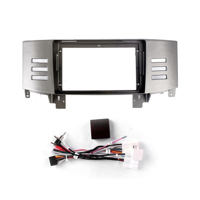 9" Car Radio Frame Bracket Stereo Mounting Frame with Wiring Harness Compatible with TOY0TA Reiz Mark x 2004 2005 2006 2007 2008 2009 RHD