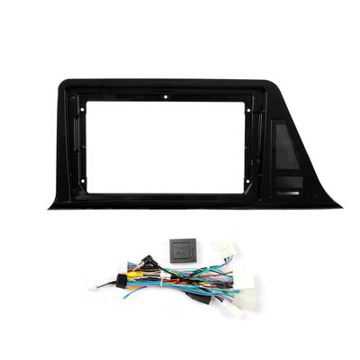 9" Car Radio Frame Bracket Stereo Mounting Frame with Wiring Harness Compatible with Toyota Izoa C-HR 2018 2019 2020 2021 UV Black LHD HIGH-END EU Veriosn
