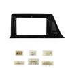 9" Car Radio Frame Bracket Stereo Mounting Frame with Wiring Harness Compatible with Toyota Izoa C-HR 2018 2019 2020 2021 UV Black LHD HIGH-END EU Veriosn view 2