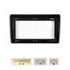 9" Car Radio Frame Bracket Stereo Mounting Frame with Wiring Harness Compatible with Toyota Aqua 2018 2019 2020 2021 UV Black RHD view 2