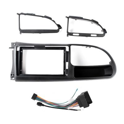 9" Car Radio Frame Bracket Stereo Mounting Frame with Wiring Harness Compatible with Ford TRANSIT/2017 TESHUN 2009 2010 2011 2012 2013 2014 2015