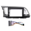 9" Car Radio Frame Bracket Stereo Mounting Frame with Wiring Harness Compatible with Hyundai Elantra 2016 2017 2018 view 2