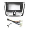 10" Car Radio Frame Bracket Stereo Mounting Frame with Wiring Harness Compatible with Toyota Vios 2017 for Toyota Sedan 2016 view 1