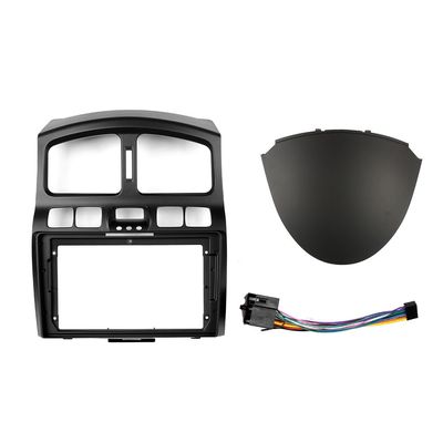 9" Car Radio Frame Bracket Stereo Mounting Frame with Wiring Harness Compatible with Hyundai Santa Fe 2005 2006 2007 2008 2009 2010 2011 2012 2013 2014 2015 2016 2017 2018 2019 2020 2021