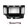 10" Car Radio Frame Bracket Stereo Mounting Frame with Wiring Harness Compatible with Mitsubishi Lancer 2006 2007 2008 2009 2010 2011 2012 2013 2014 2015 2016 2017 2018 view 1