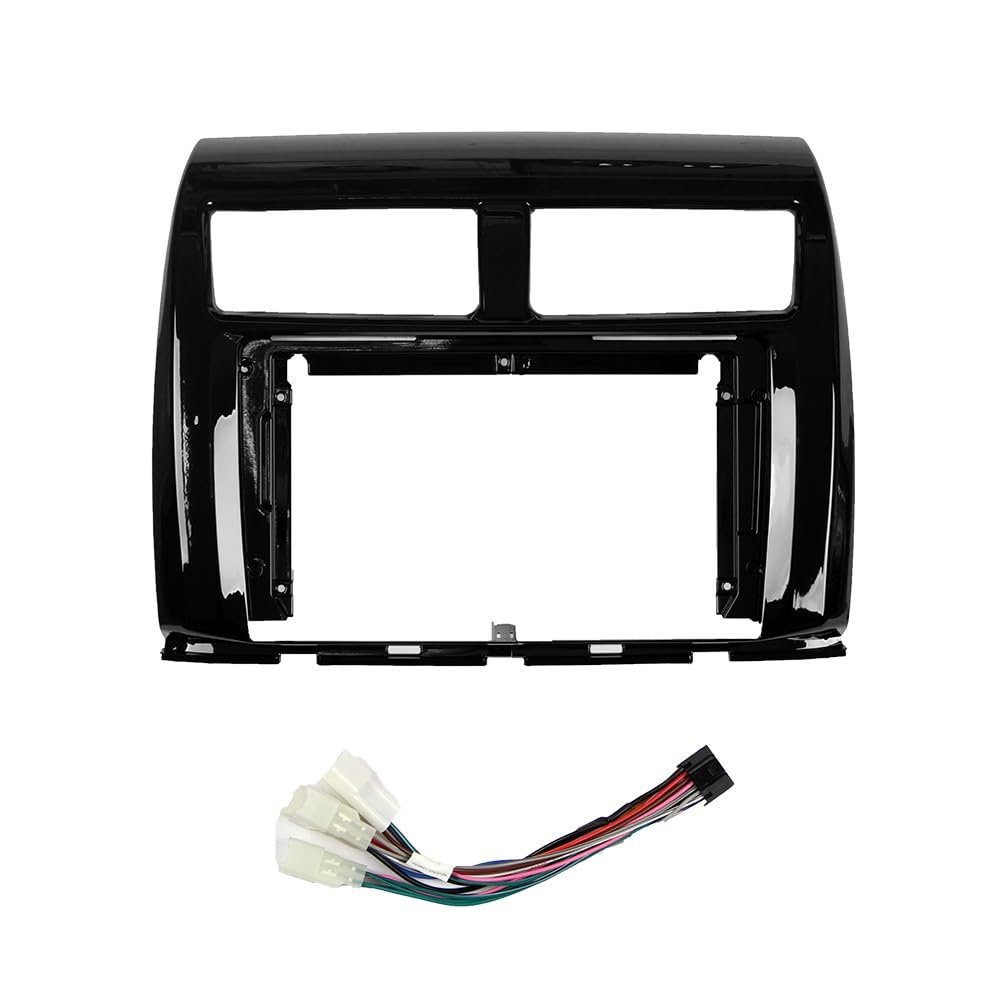 10.1" Car Radio Frame Bracket Stereo Mounting Frame with Wiring Harness Compatible with Toyota Alza 2018