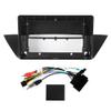 10" Car Radio Frame Bracket Stereo Mounting Frame with Wiring Harness Compatible with BMW X1 2010 2011 2012 2013 2014 2015 2016 view 1