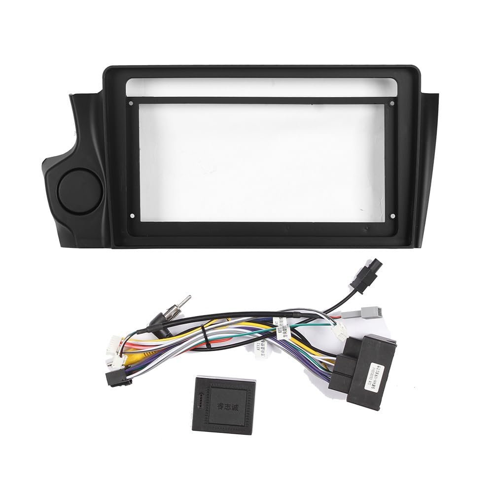 9" Car Radio Frame Bracket Stereo Mounting Frame with Wiring Harness Compatible with Citroen DS6 DS4 DS5L 2014 2015 2016 2017 2018 2019 MT