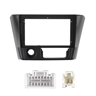 9" Car Radio Frame Bracket Stereo Mounting Frame with Wiring Harness Compatible with Mitsubishi Lancer 2007 2008 2009 2010 2011 2012 2013 2014 2015