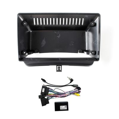 9" Car Radio Frame Bracket Stereo Mounting Frame with Wiring Harness Compatible with Ford TOURNEO Courier/Transit Courier 2014 2015 2016 2017 2018