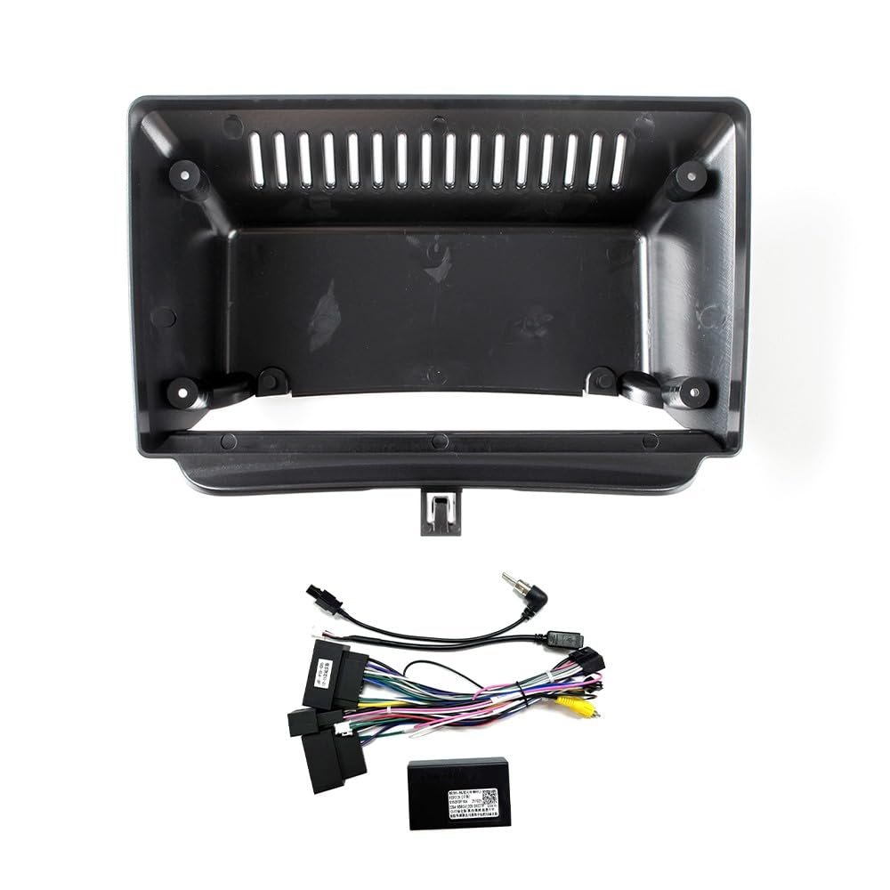 9" Car Radio Frame Bracket Stereo Mounting Frame with Wiring Harness Compatible with Ford TOURNEO Courier/Transit Courier 2014 2015 2016 2017 2018