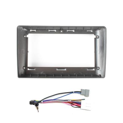 9" Car Radio Frame Bracket Stereo Mounting Frame with Wiring Harness Compatible with Nissan TIIDA 2005 2006 2007 2008 2009 2010