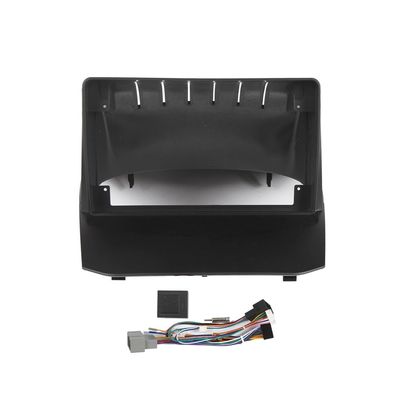 9" Car Radio Frame Bracket Stereo Mounting Frame with Wiring Harness Compatible with Ford Fiesta 2009 2010