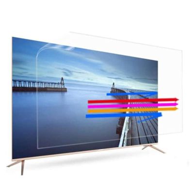 32-75in Anti Blue Light TV Screen Protector, Anti Glare Film Eye Protection Blue Light Blocking Screen Protector, Anti Scratch Frosted Filter Film for LCD, LED Displays,70"(1538x869mm)