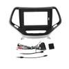 10" Car Radio Frame Bracket Stereo Mounting Frame with Wiring Harness Compatible with Jeep Cherokee 2015 2016 2017 2018 2019 view 1