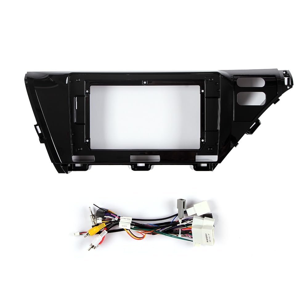 10.1" Car Radio Frame Bracket Stereo Mounting Frame with Wiring Harness Compatible with Toyota Camry 2018 2019 2020 2021