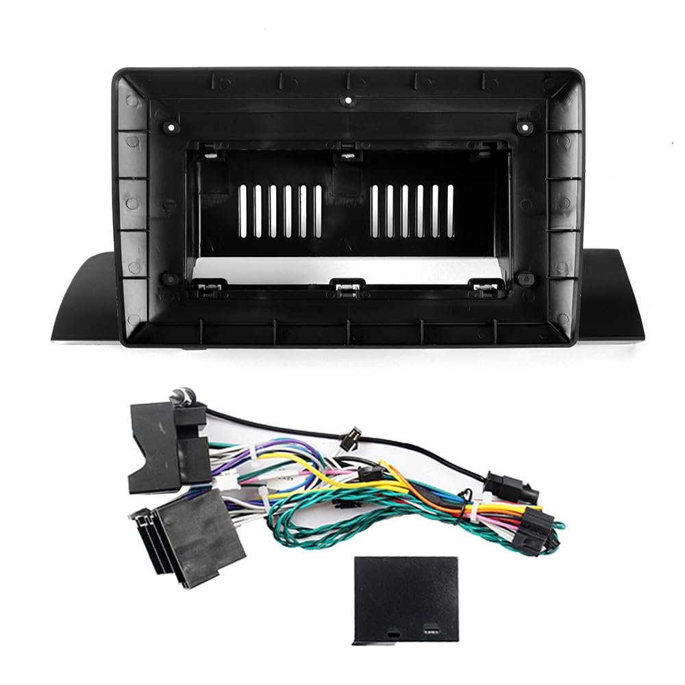10.1" Car Radio Frame Bracket Stereo Mounting Frame with Wiring Harness Compatible with Benz S Class 1991 1992 1993 1994 1995 1996 1997 1998