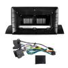 10.1" Car Radio Frame Bracket Stereo Mounting Frame with Wiring Harness Compatible with Benz S Class 1991 1992 1993 1994 1995 1996 1997 1998 view 1