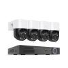QDVOPHZA 8CH 4K 5MP 8MP CCTV Security Camera System PTZ Home Video Surveillance Kit Outdoor IP Camera Humanoid Detection(4T,4pcs 8MP Camera) view 1