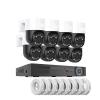 QDVOPHZA 8CH 4K 5MP 8MP CCTV Security Camera System PTZ Home Video Surveillance Kit Outdoor IP Camera Humanoid Detection(4T,4pcs 8MP Camera) view 2