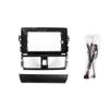 10" Car Radio Frame Bracket Stereo Mounting Frame with Wiring Harness Compatible with Toyota Yaris/Vios 2013 2014 2015 2016 view 1