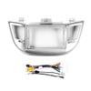 9" Car Radio Frame Bracket Stereo Mounting Frame with Wiring Harness Compatible with Hyundai Tucson 2015 2016 2017 2018 LHD view 1