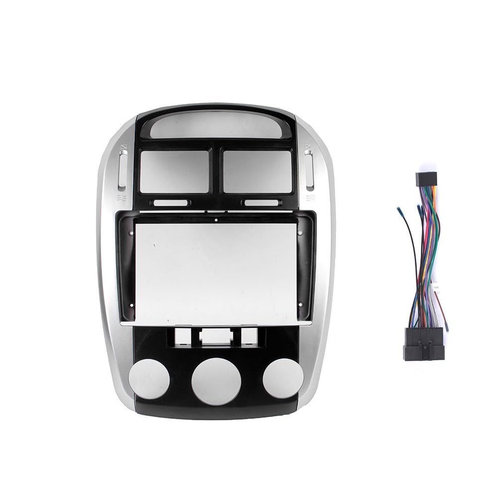 9" Car Radio Frame Bracket Stereo Mounting Frame with Wiring Harness Compatible with Kia Cerato 2007 2008 2009 2010 2011 2012 2013 2014 2015 2016