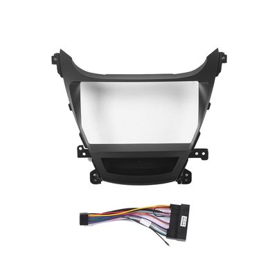 9" Car Radio Frame Bracket Stereo Mounting Frame with Wiring Harness Compatible with Hyundai Elantra 2014 2015 2016