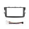 9" Car Radio Frame Bracket Stereo Mounting Frame with Wiring Harness Compatible with Toyota Mark X ZIO 2007 2008 2009 2010 2011 2012 2013 view 1
