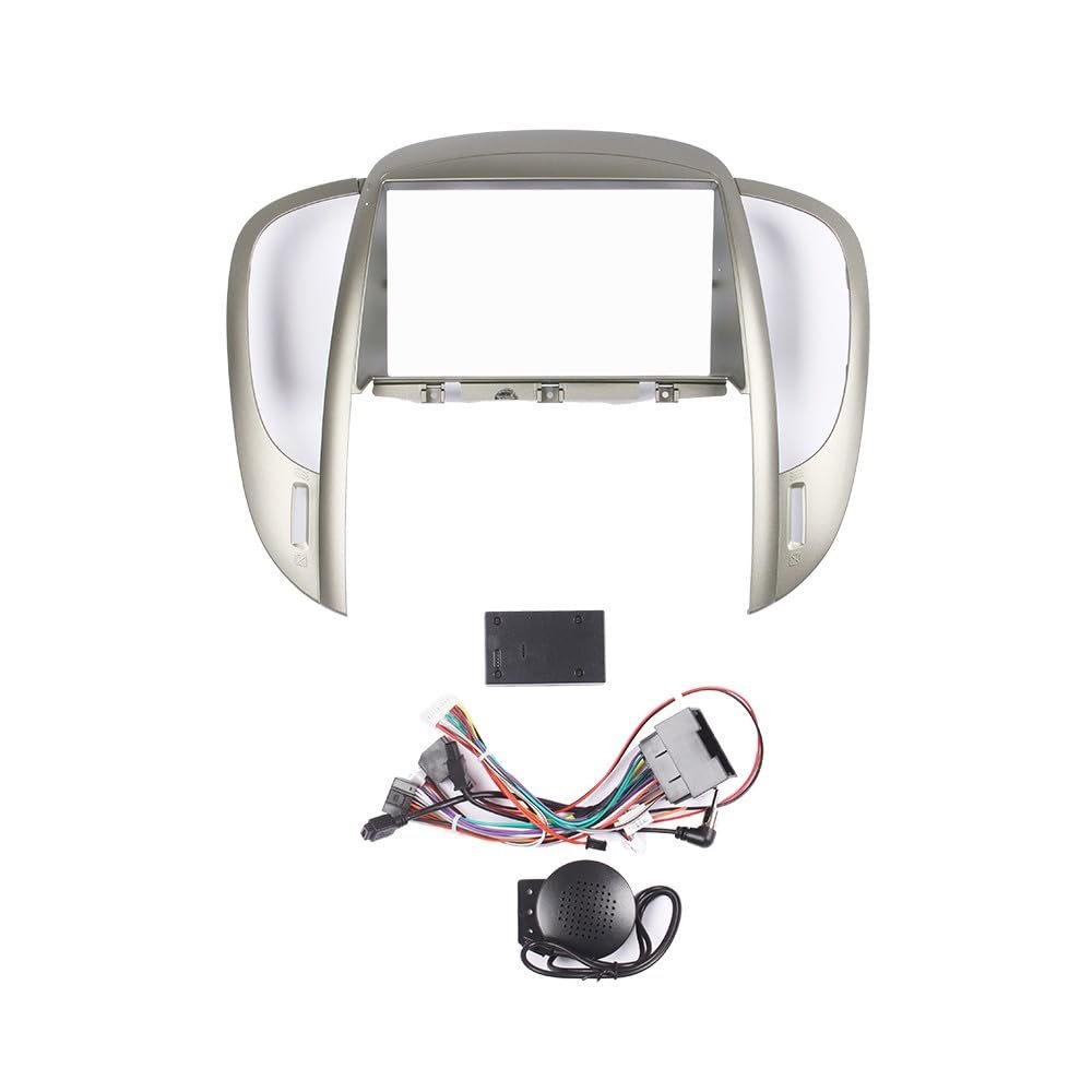 9" Car Radio Frame Bracket Stereo Mounting Frame with Wiring Harness Compatible with Buick Lacrosse 2009 2010 2011 2012