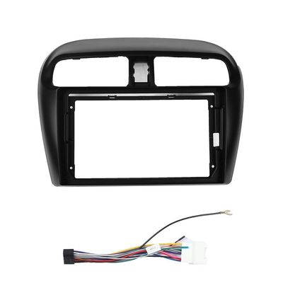 9" Car Radio Frame Bracket Stereo Mounting Frame with Wiring Harness Compatible with Mitsubishi Mirage 2012 2013 2014 2015 2016 2017 2018