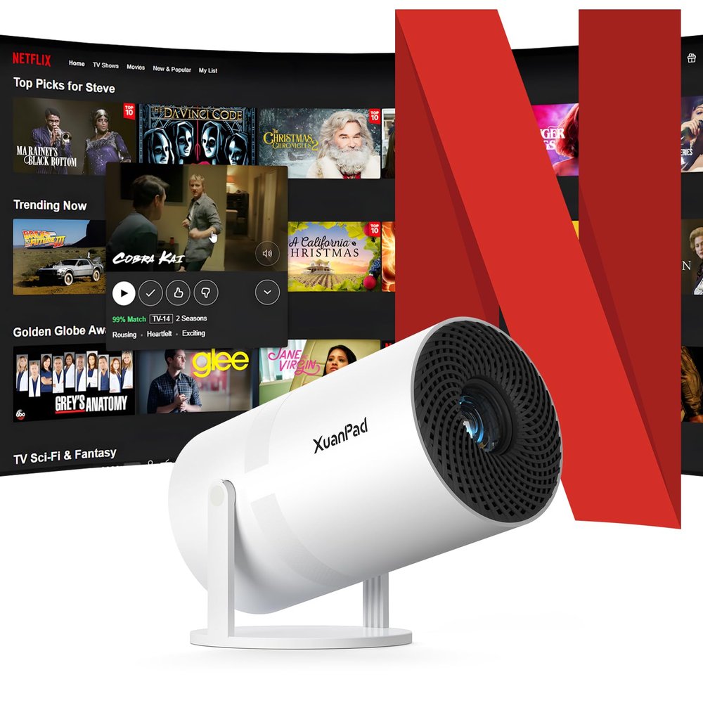 XuanPad Projector Mini Home Projector