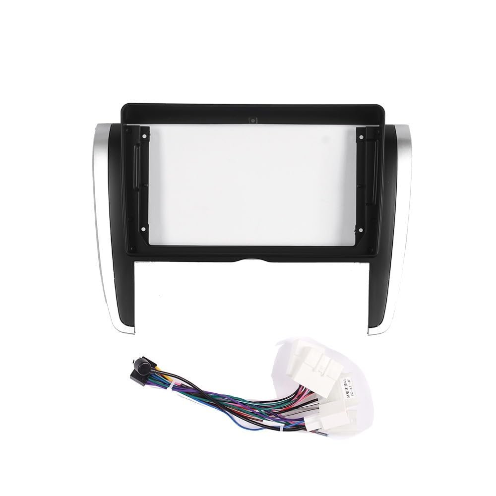 9" Car Radio Frame Bracket Stereo Mounting Frame with Wiring Harness Compatible with Toyota Allion 2007 2008 2009 2010 2011 2012 2013 2014 2015 2016 2017 2018 2019 2020