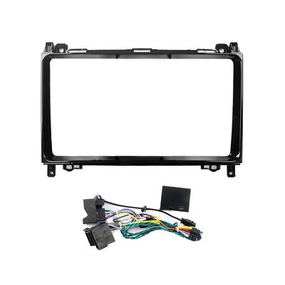 9" Car Stereo Mounting Frame Bracket with Harness Compatible with Benz A-Class W169 B-Class W245 2004-2012 Viano/Vito(W639) Sprinter W906/W209/W311/W315/W318 2006-2016 Benz B200/VW Crafter 2008-2011