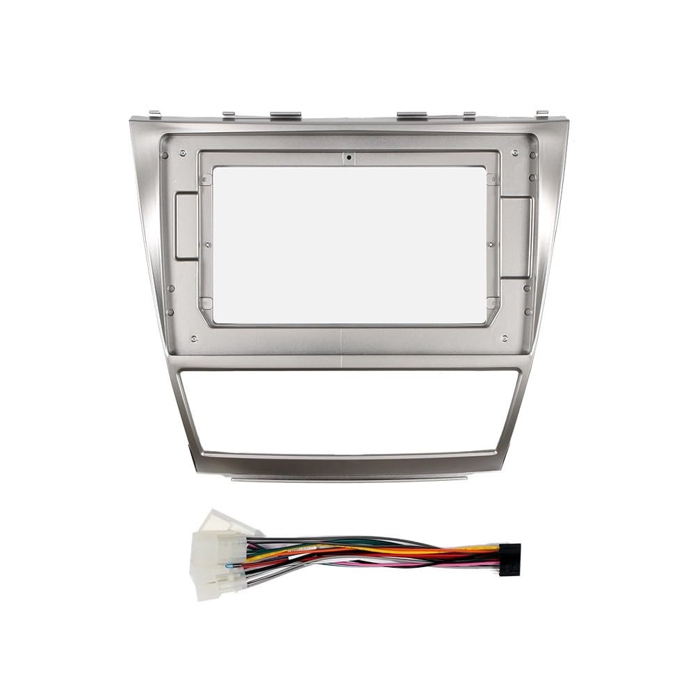 10" Car Radio Frame Bracket Stereo Mounting Frame with Wiring Harness Compatible with Toyota Camry 2006 2007 2008 2009 2010 2011