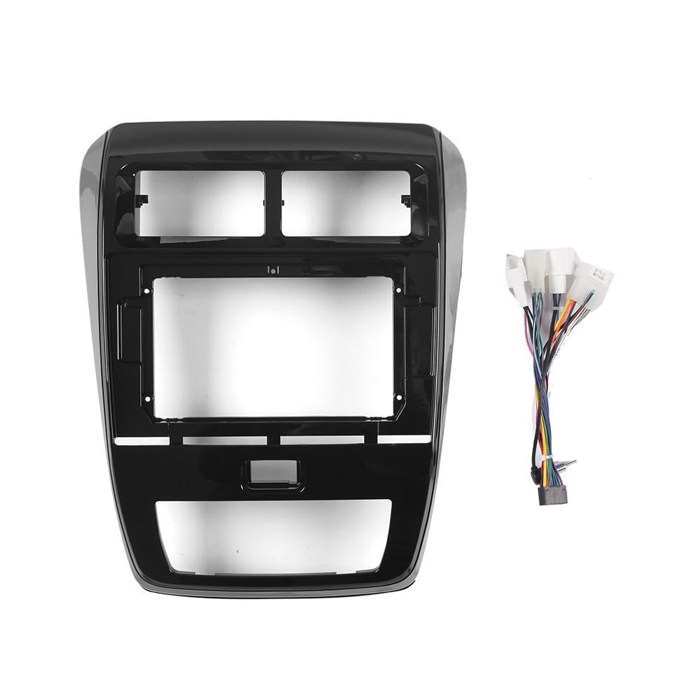 10.1" Car Radio Frame Bracket Stereo Mounting Frame with Wiring Harness Compatible with Toyota Agya 2020
