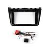 9" Car Radio Frame Bracket Stereo Mounting Frame with Wiring Harness Compatible with Mazda 6 Core-Wing 2008 2009 2010 2011 2012 2013 2014 view 1