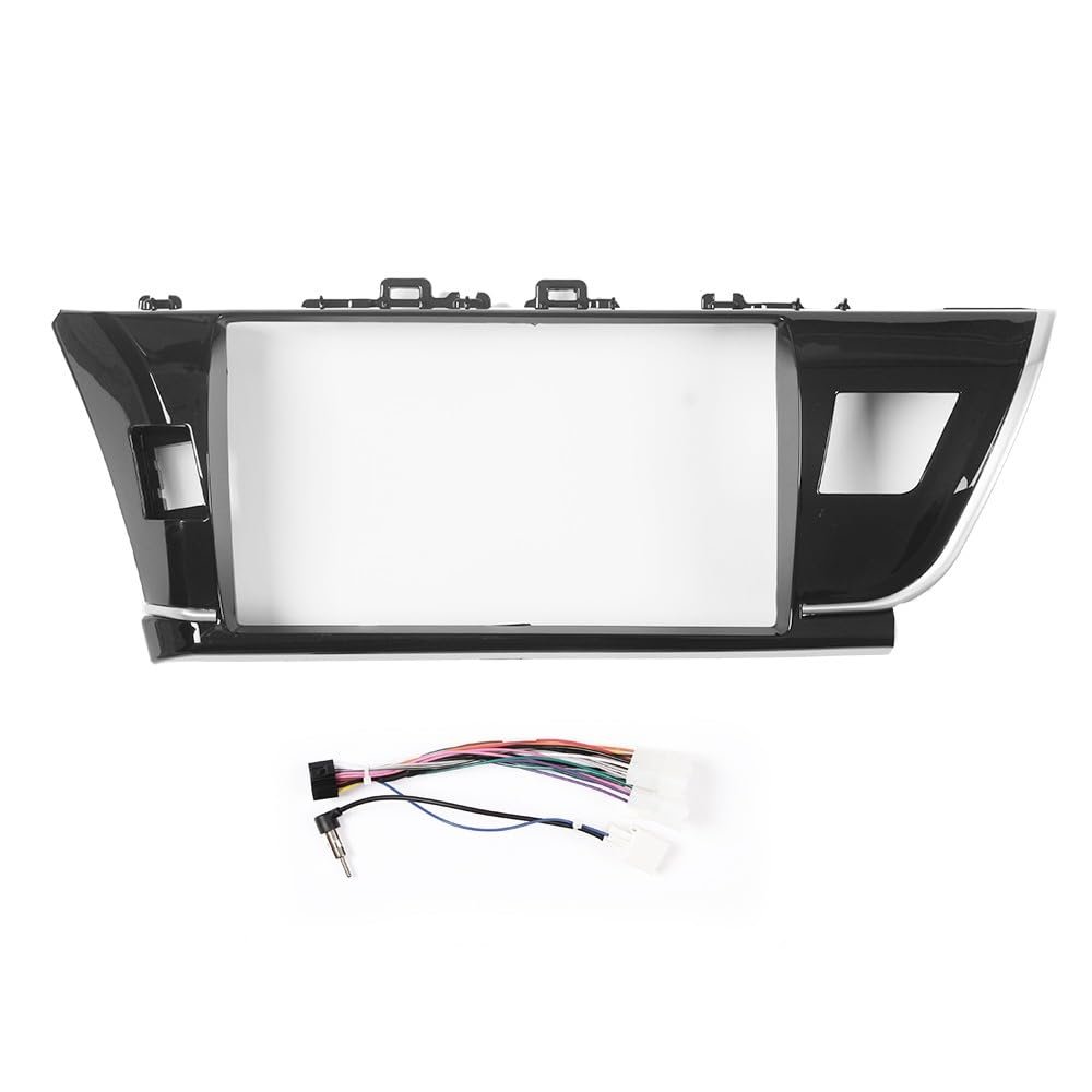 10.1" Car Radio Frame Bracket Stereo Mounting Frame with Wiring Harness Compatible with Toyota Corolla 2014 2015 2016 Taiwan Version