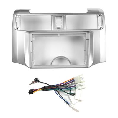 9" Car Radio Frame Bracket Stereo Mounting Frame with Wiring Harness Compatible with Toyota 4Runner 2010 2011 2012 2013 2014 2015