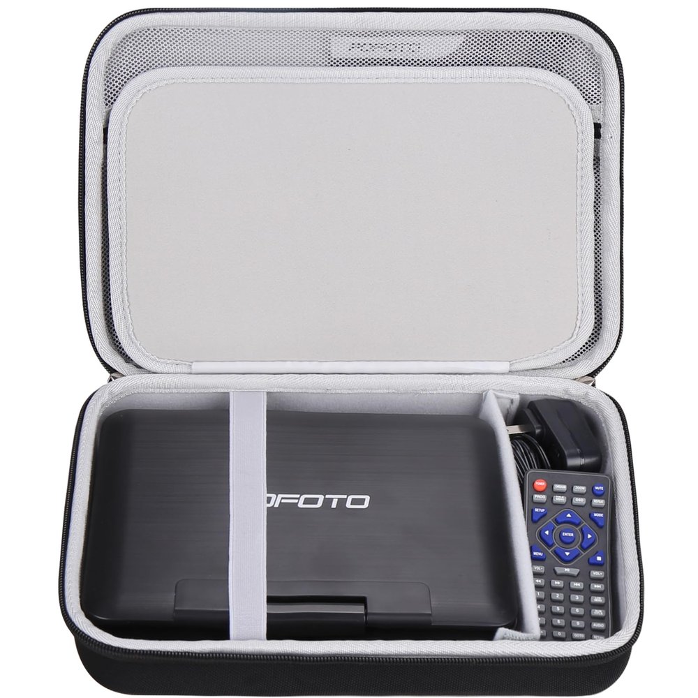 Mchoi Hard Carrying Case Fits for pofoto 9.5" Portable DVD Player for Kids and Car, Case Only