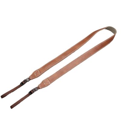 88JUNYh Camera Strap for Women PU Leather Camera Shoulder Strap Retro Adjustable Neck(Brown A)