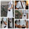 88JUNYh Camera Strap for Women PU Leather Camera Shoulder Strap Retro Adjustable Neck(Brown A) view 4