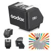 Godox TR-C TTL Hot Shoe Extender Riser for Canon, 0-90 Tilt Bracket Compatible with Godox iT30Pro iT20 iT22 IM20 IM22 IM30, Bounce Flash Adapter for Mini Speedlite Under 300g view 1