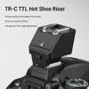 Godox TR-C TTL Hot Shoe Extender Riser for Canon, 0-90 Tilt Bracket Compatible with Godox iT30Pro iT20 iT22 IM20 IM22 IM30, Bounce Flash Adapter for Mini Speedlite Under 300g view 2