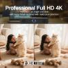 ULar 4K WiFi6 Camera Bluetooth Speaker with 32GB Card view 2